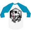 skull hexagon 3/4 Sleeve Shirt