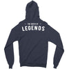 Life Begins at Forty 1978 the Birth of Legends Zipper Hoodie