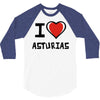 i love asturias 3/4 Sleeve Shirt
