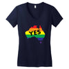 Vote Yes Australia Women's V-Neck T-Shirt