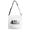 july 4 independence day Adjustable Strap Totes