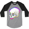 skull glitch 3/4 Sleeve Shirt