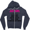 July Girl Hated By Many Zipper Hoodie