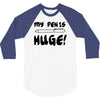 my pen is huge white t shirt 3/4 Sleeve Shirt