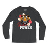 Girl Power White Write Long Sleeve Shirts