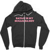 Satan Is My Sugar Daddy Zipper Hoodie