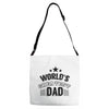 world's greatest dad Adjustable Strap Totes