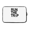 run the trap mens trap music t shirt dope swag hipster flosstradamus t Laptop sleeve