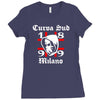 curva sud milano Ladies Fitted T-Shirt