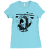 penguin pilot Ladies Fitted T-Shirt