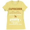 Capricorn Hated By Many Wanted By Plenty Disliked By Some Confronted B Ladies Fitted T-Shirt
