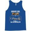 january  girl is a perfect combination of princess and warrior Tank Top