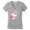 santa define naughty Women's V-Neck T-Shirt
