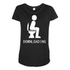 downloading ! funny white sex Maternity Scoop Neck T-shirt
