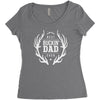 best buckin dad ever Women's Triblend Scoop T-shirt