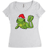 kermit christmas Women's Triblend Scoop T-shirt