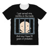 18 Years Of Probation All Over Women's T-shirt
