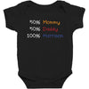 mommy daddy harrison baby name Baby Bodysuit