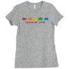 funny retro space invaders 'class of 1978' Ladies Fitted T-Shirt
