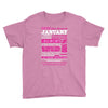 quens are born in january Youth Tee
