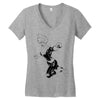 captain marvel 7 Women's V-Neck T-Shirt