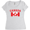 Canada Women's Triblend Scoop T-shirt