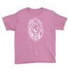 praying hands cross mary rock band baseball jersey Youth Tee