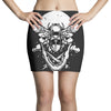 butter skull black Mini Skirts