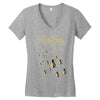 city made bulb Women's V-Neck T-Shirt
