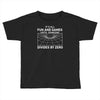 its all fun and games until someone divides Toddler T-shirt