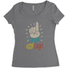 yes, you can! Women's Triblend Scoop T-shirt