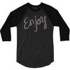cute enjoy 3/4 Sleeve Shirt