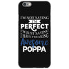awesome poppa iPhone 6/6s Case