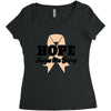 Hope Keeps Me Going Women's Triblend Scoop T-shirt