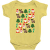 christmas pixel Baby Bodysuit