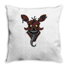 nightmare fox Throw Pillow
