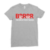big red brrr - frost football Ladies Fitted T-Shirt