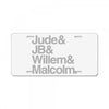 a litle life book License Plate