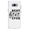 Best Dad Ever Funny Music Note Samsung Galaxy S8 Plus