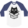 cats love boxes 3/4 Sleeve Shirt