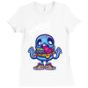 zombie burgers rouge Ladies Fitted T-Shirt