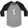 Unicorns are born in December 3/4 Sleeve Shirt
