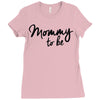 mommy to be Ladies Fitted T-Shirt