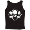 skate until the end black Tank Top
