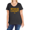 SPACE FORCE CADET Ladies Curvy T-Shirt