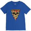 pizza skull V-Neck Tee