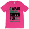 i wear emerald green for liver cancer awareness T-Shirt