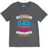 Super Cool Dad Of A Freaking Awesome Daughter V-Neck Tee