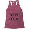 back to the future you are fired Racerback Tank