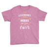 legendary riders are born in 1977 Youth Tee